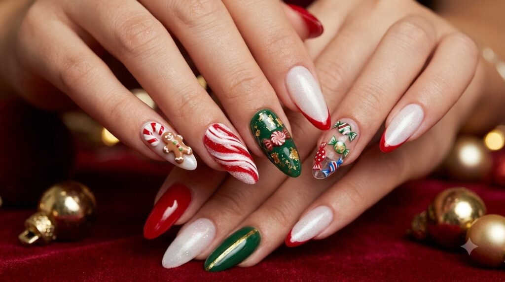 Christmas Candy Nail Ideas