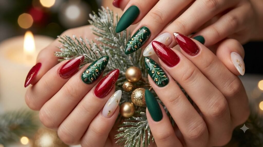 Christmas Tree Nails